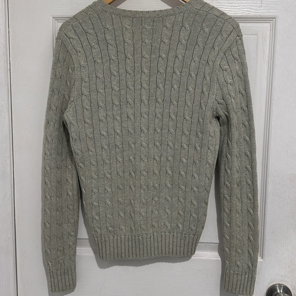 Vintage Ralph Lauren Sport Gray Cotton Sweater for Women Size L - Picture 3 of 4